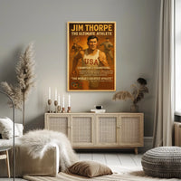 The Ultimate Athlete Tribute Jim Thorpe Poster