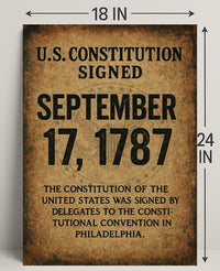 Constitution Signing September 17 1787 Poster PosterGoat