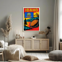 Idaho The Gem State Poster PosterGoat