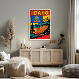 Idaho The Gem State Poster PosterGoat