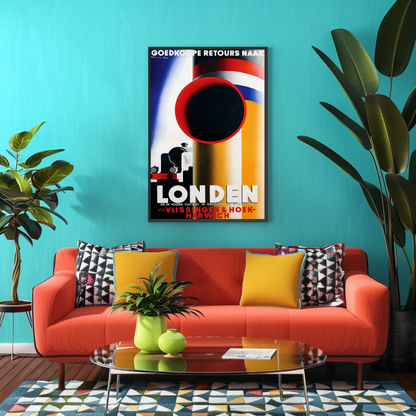 London Railway Travel Poster