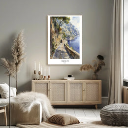 Amalfi Coast Scenic View Poster