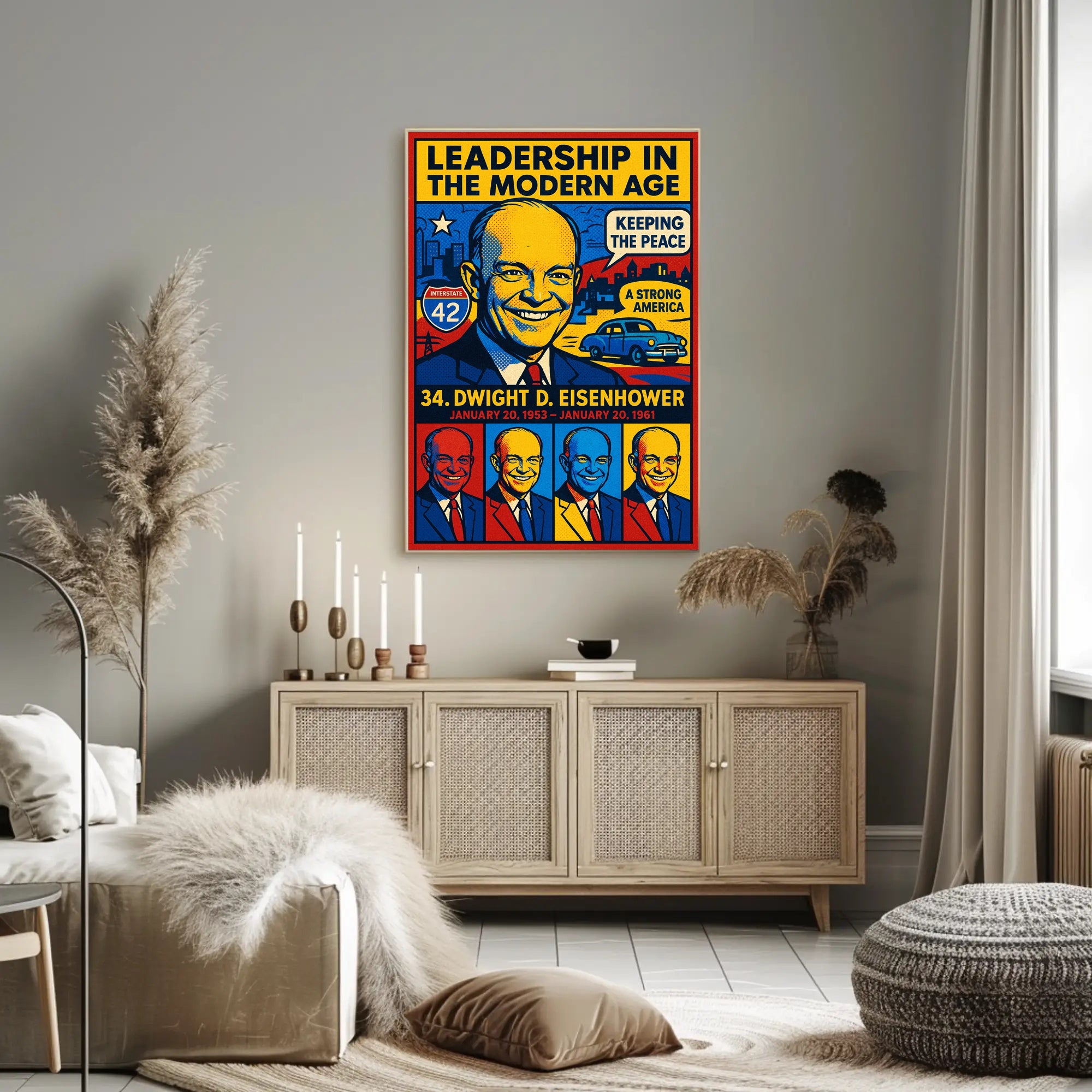 Dwight D. Eisenhower 34th President Poster PosterGoat