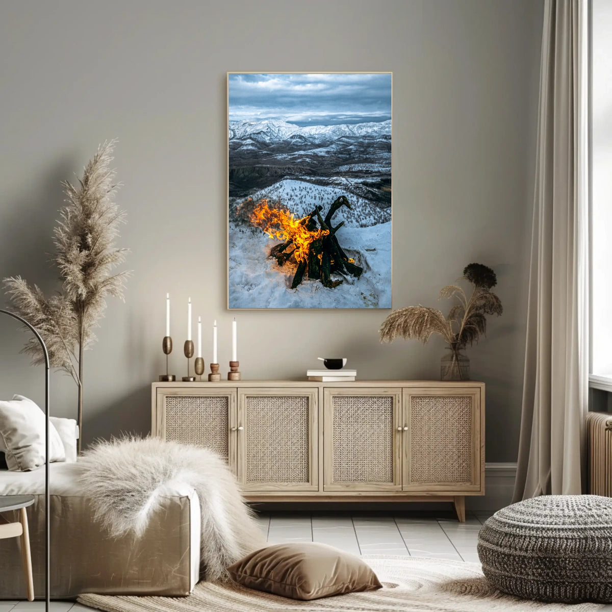 Festive Ornament In Nature Poster