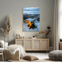 Festive Ornament In Nature Poster
