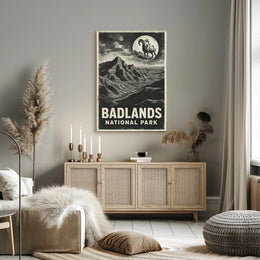 Badlands National Park Poster