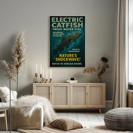 Electric Catfish Natures Shockwave Poster