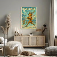 Winter Baseball Fantasy Poster