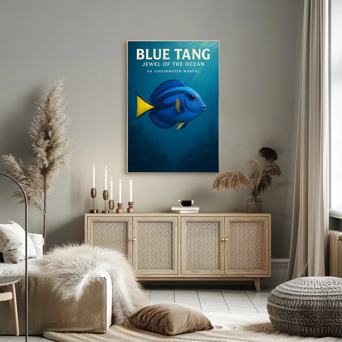 Blue Tang Jewel Of The Ocean Poster