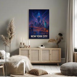 New York City Skyline Poster