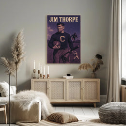 Jim Thorpe Legendary Athlete Poster