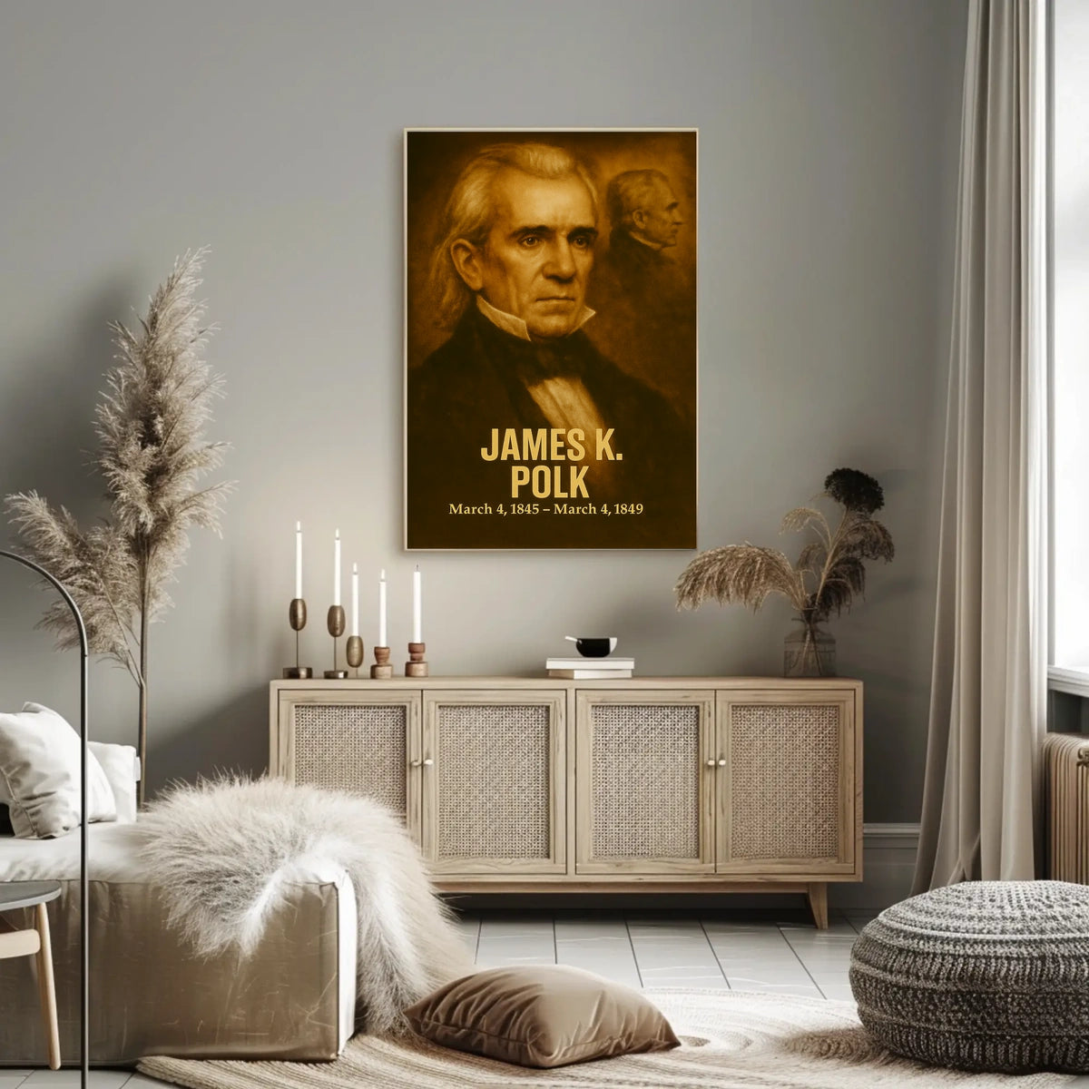 James K. Polk Poster