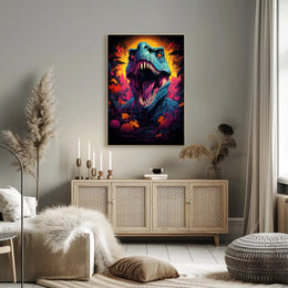 Roaring Jurassic Poster PosterGoat