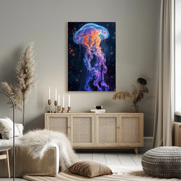 Ethereal Jellyfish Poster