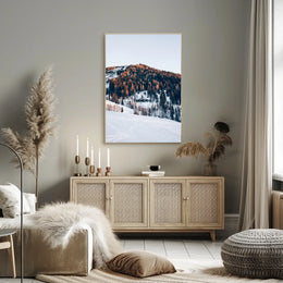 Winter Mountain Serenity Poster