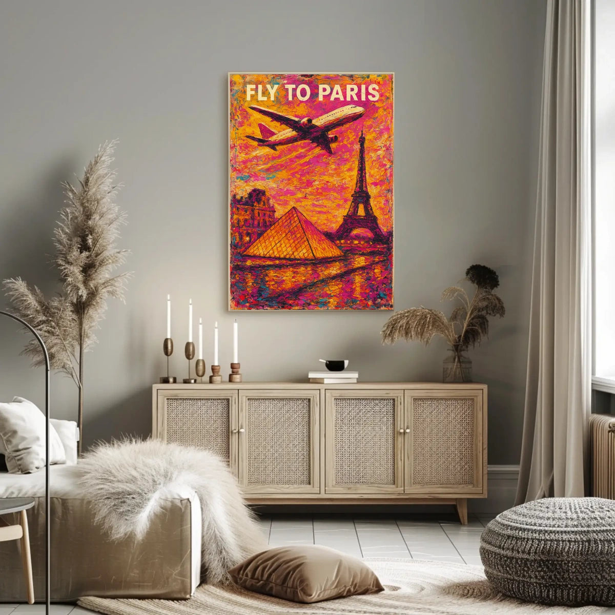 Fly To Paris Poster