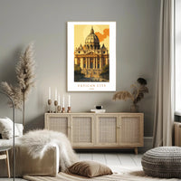Vatican City Architectural Poster PosterGoat