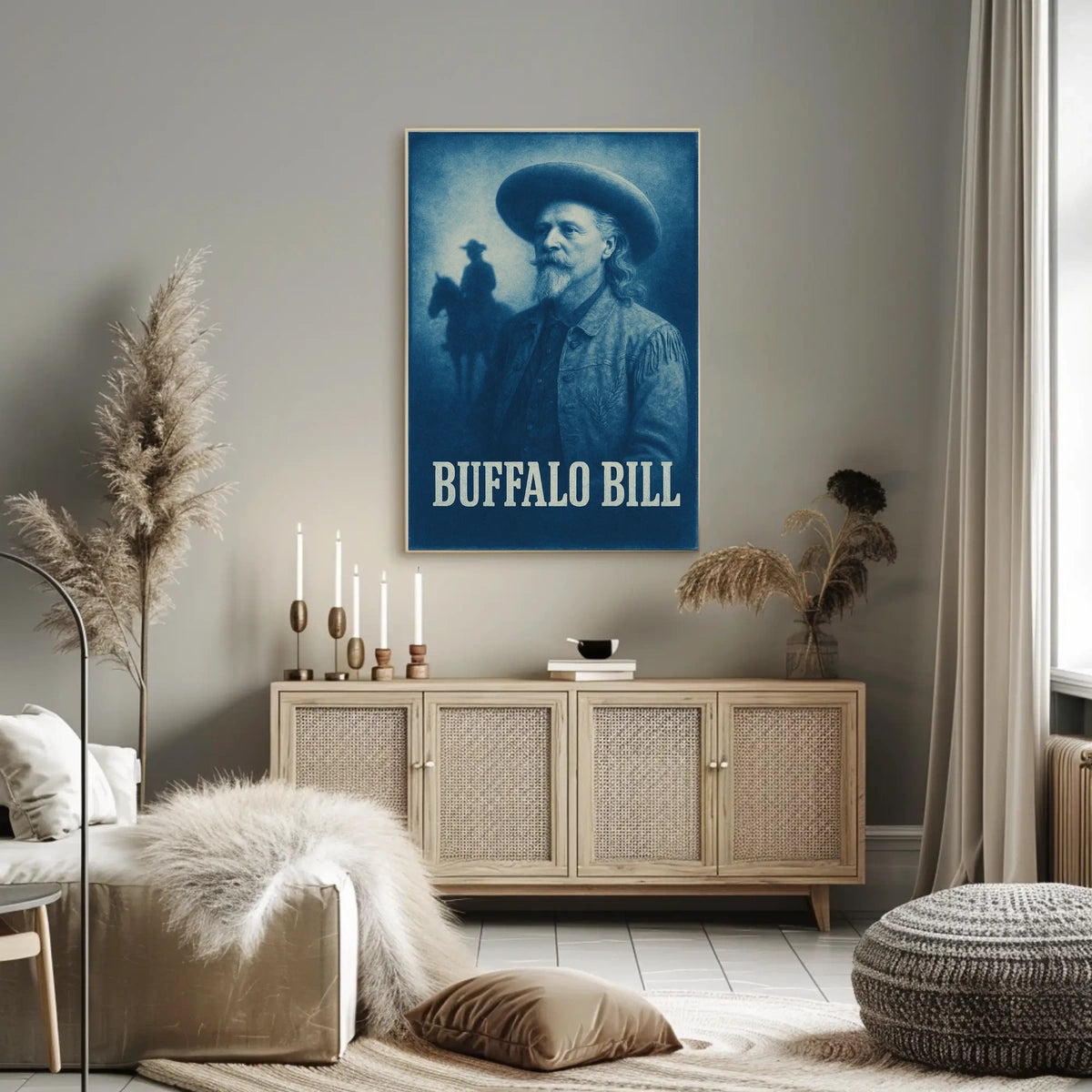 Buffalo Bill Western Cowboy Cultural or Heritage Poster