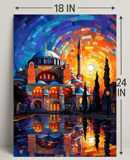 Radiant Reflections Of Architecture Poster