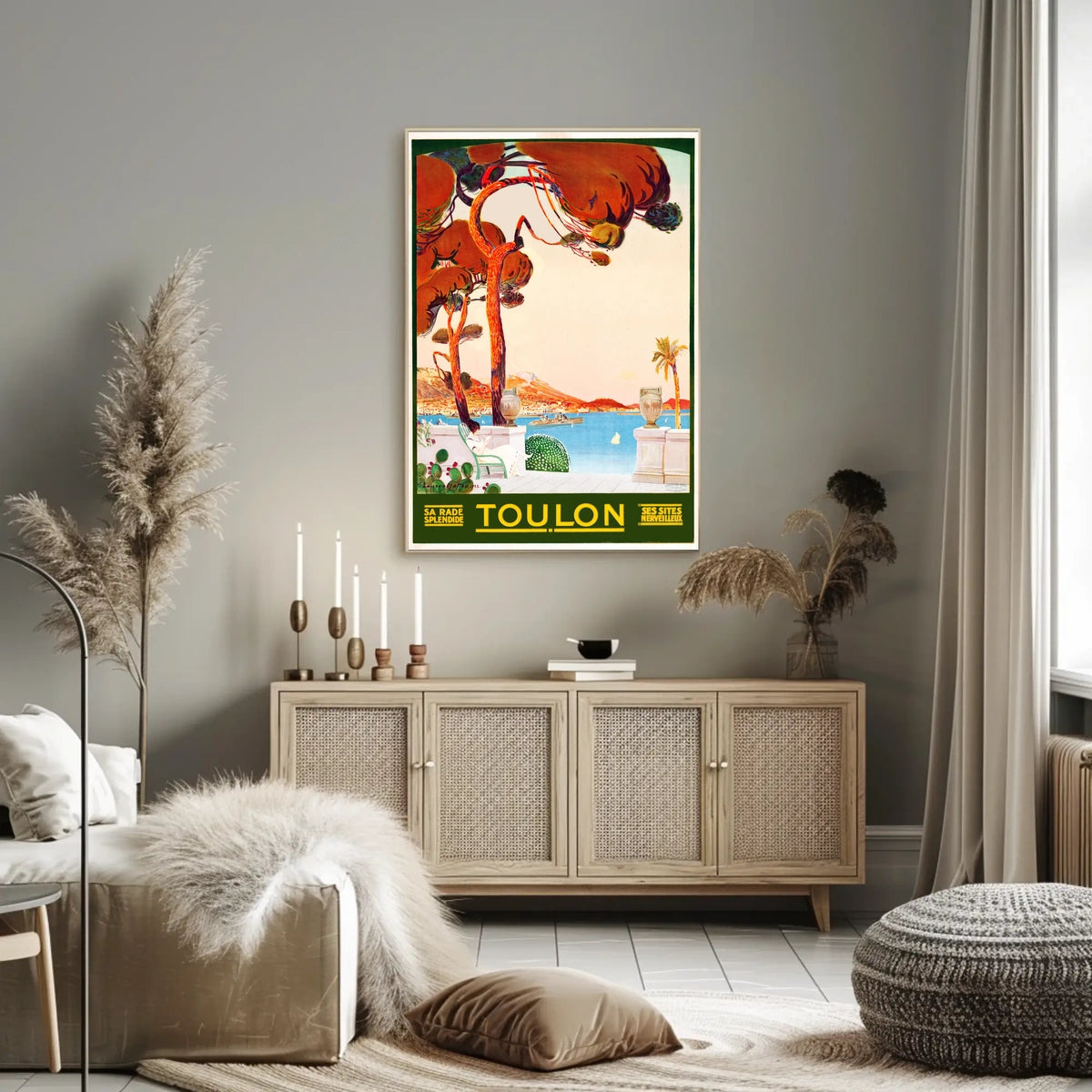 Toulon Sa Rade Splendide Poster