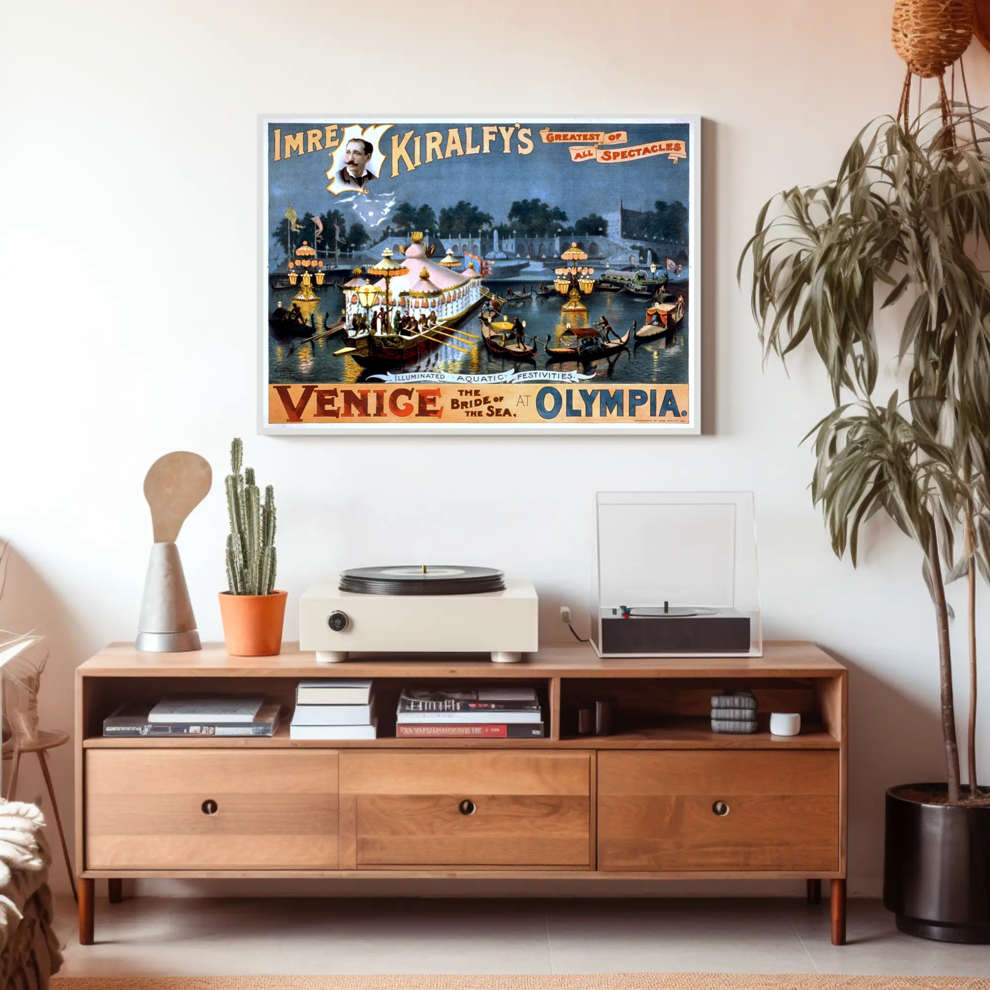 Venetian Festive Spectacle Cultural or Heritage Poster