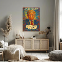Donald Trump Visionary Future Futurism Collector Poster