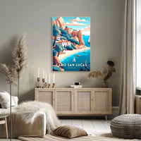 Cabo San Lucas Tranquil Seaside View Travel Poster