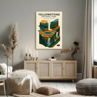 Yellowstone National Park A Natural Wonder Poster