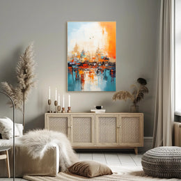 Abstract Cityscape Abstract Poster
