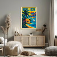 Belize Tropical Escape Poster