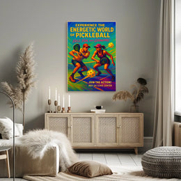Experience the Energetic World of Pickleball Poster