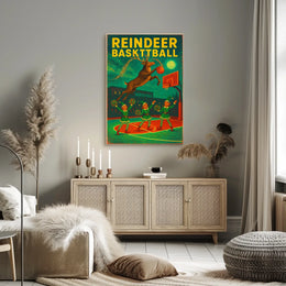 Reindeer Basketball Extravaganza Poster