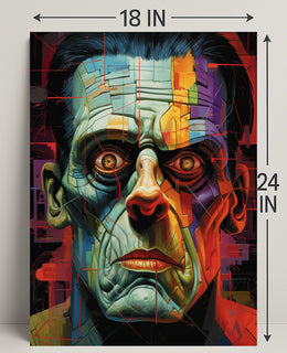 Fragmented Portrait Poster PosterGoat