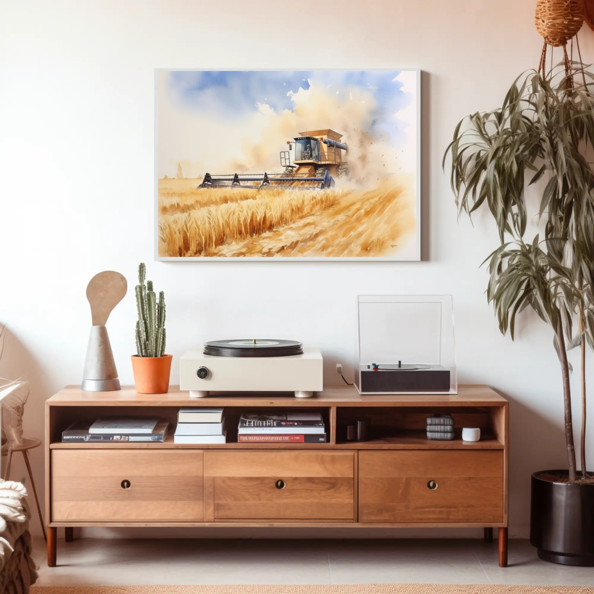 Harvesting the Fields Poster