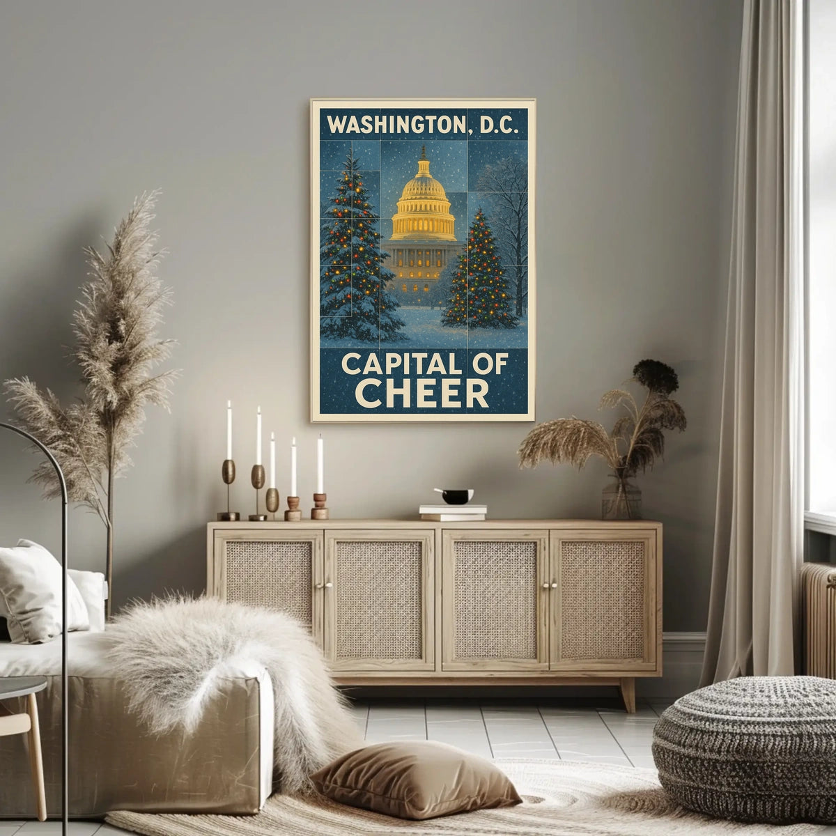 Washington, D.C. Capital Of Cheer Poster