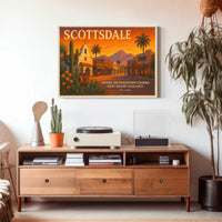 Scottsdale Southwestern Charm Travel Poster