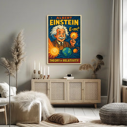 Einstein Relativity Scenic Poster