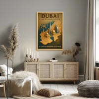 Dubai A Land of Modern Heritage Poster