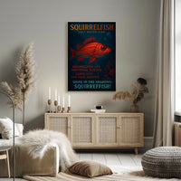 Squirrelfish Nocturnal Wonders Poster