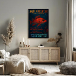 Squirrelfish Nocturnal Wonders Poster