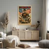 Lincoln Steampunk of Freedom Poster
