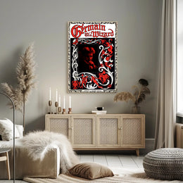 Germain the Wizard Art Nouveau Mystical Poster