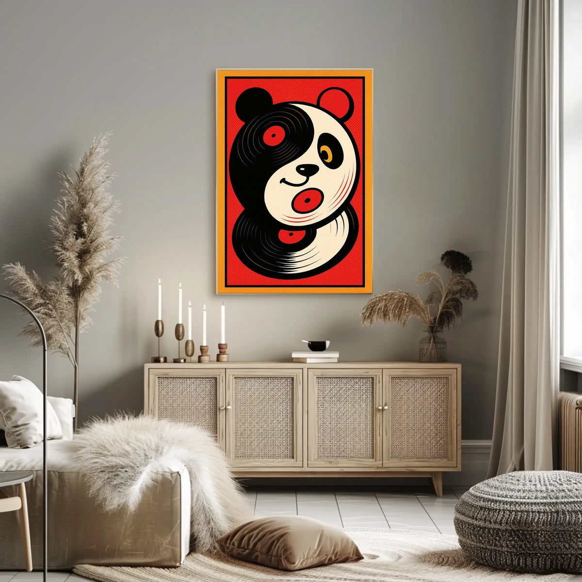 Vinyl Panda Poster