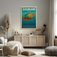 Gourami A Photorealistic Exploration Poster