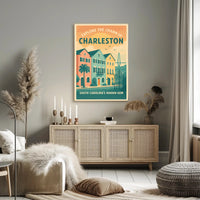 Explore The Charm Of Charleston Poster