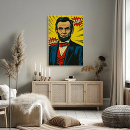 Comic Style President Poster