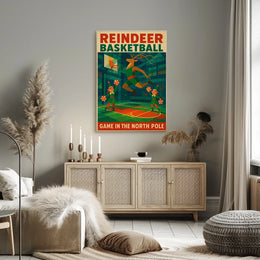 Reindeer Basketball Extravaganza Poster