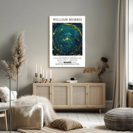 William Morris Cotton Prints Exhibition Poster