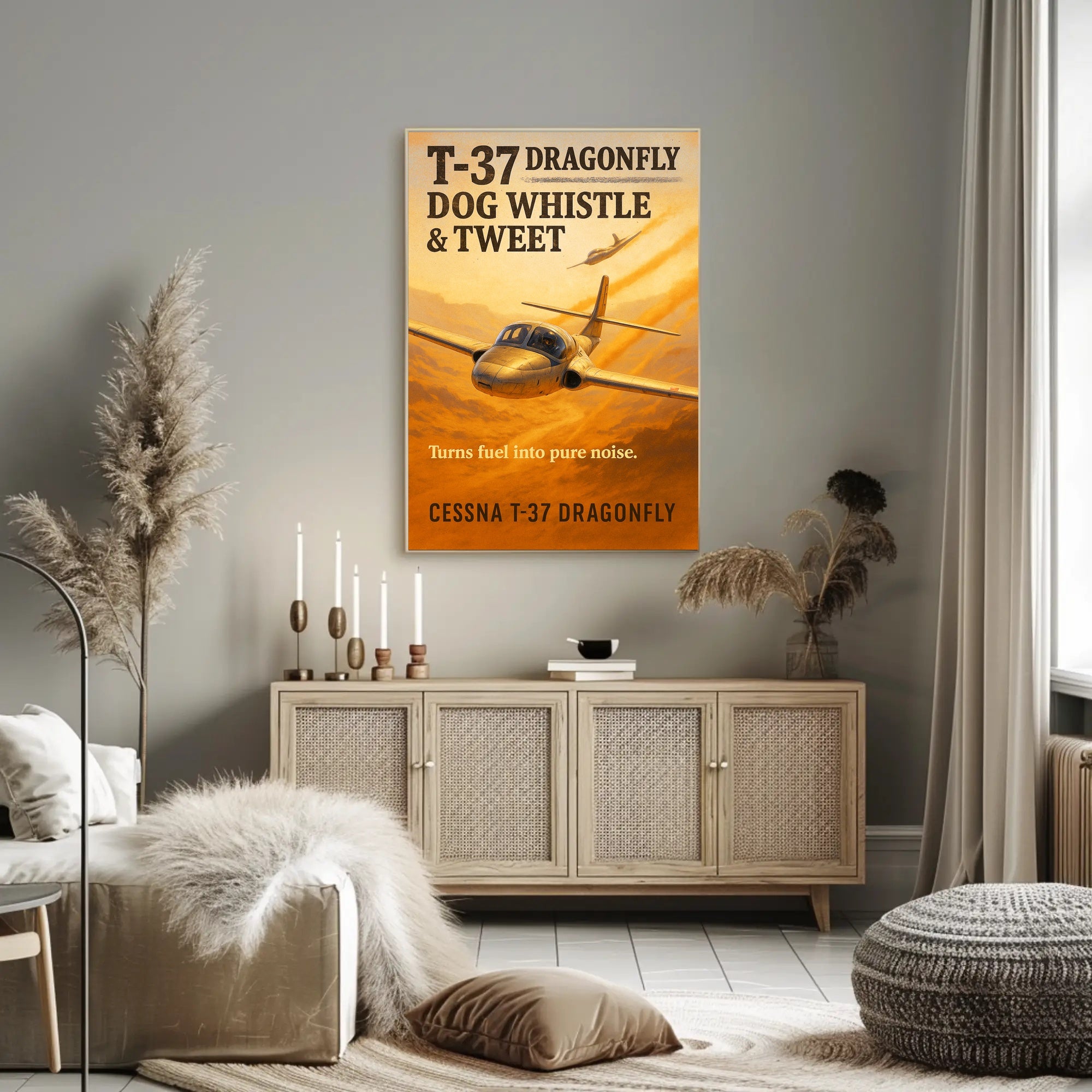 T-37 Dragonfly Dog Whistle & Tweet Poster PosterGoat