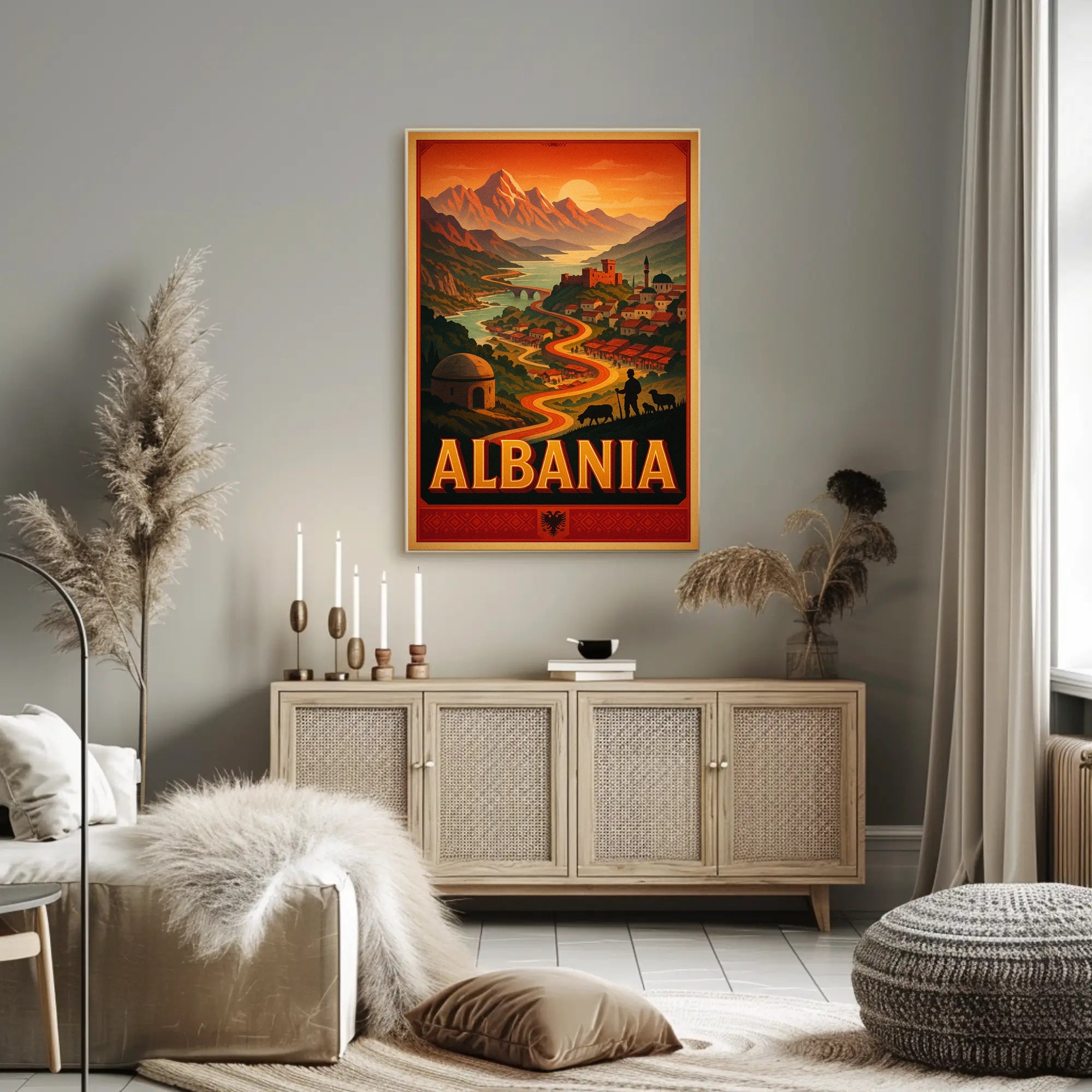 Scenic Albania Wall Art Print for Decor Lovers